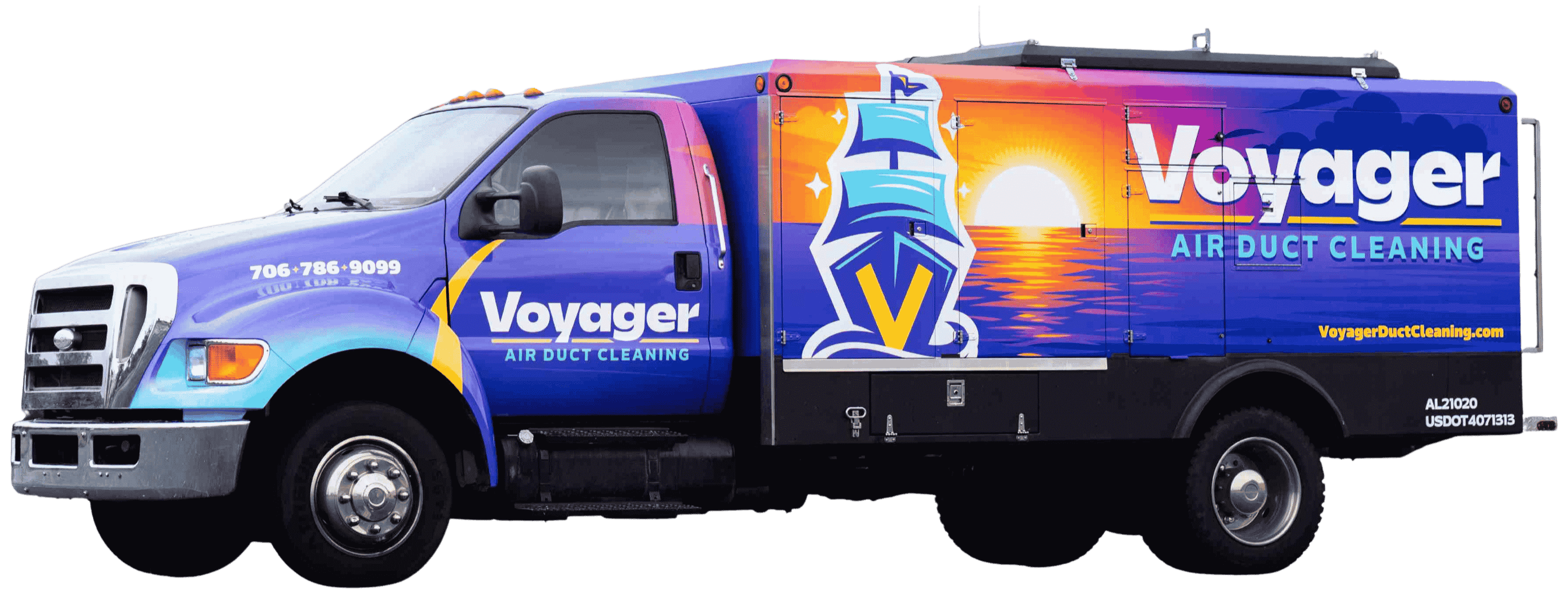 Voyager Air Duct Cleaning van
